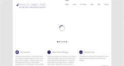Desktop Screenshot of drrobinhaight.com